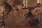 Edgar Degas Balletrepetitie oil painting artist